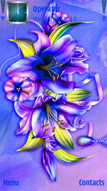 Blue lilies -  1